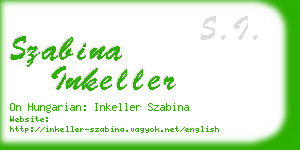 szabina inkeller business card